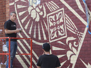 SHEPARD FAIREY INTERVIEWED IN NYC