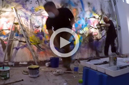 GOUGE Y LAJOZZ, ACTION PAINTING