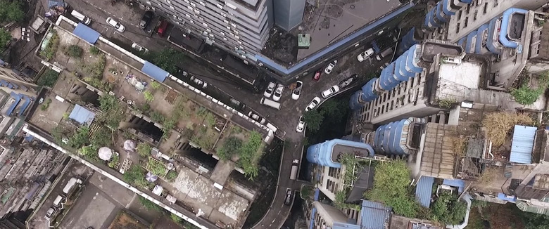 Vistas desde dron de la ciudad Chongqing por German Rigol