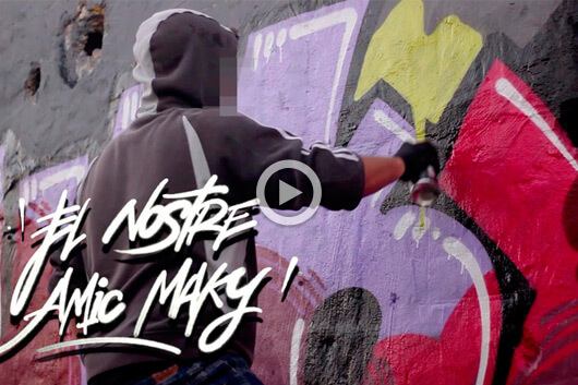 “OUR FRIEND MAKY” THE HOMAGE BY GRAFFMAPPING