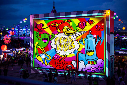 GRAFFMAPPING X ELECTRY DAISY CARNIVAL’S VIDEO