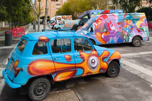 ART ON TRUCKS: MURALISM INVADES TRUCKS ON IBIZA